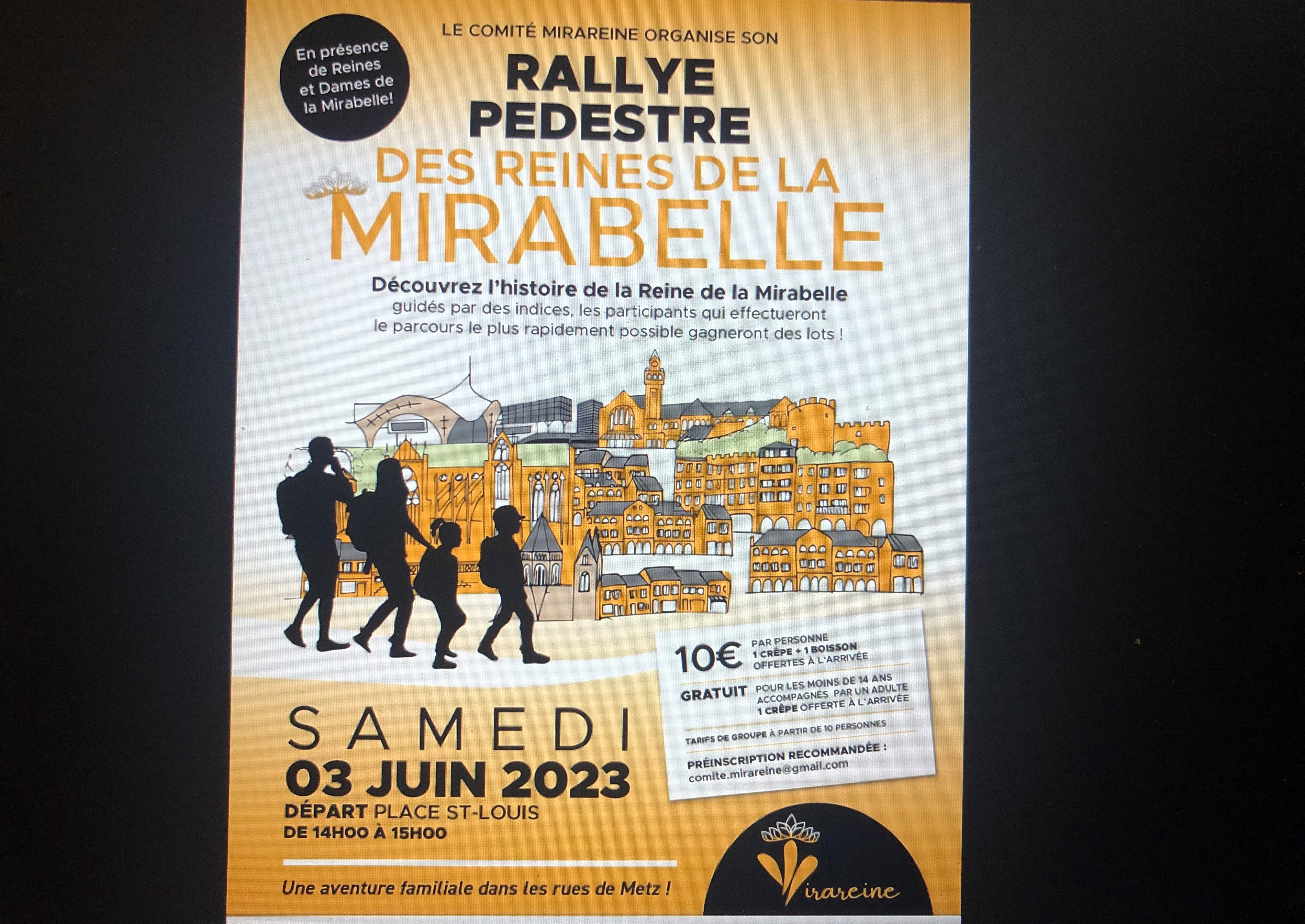 affiche de l'évènement du rallye des reines